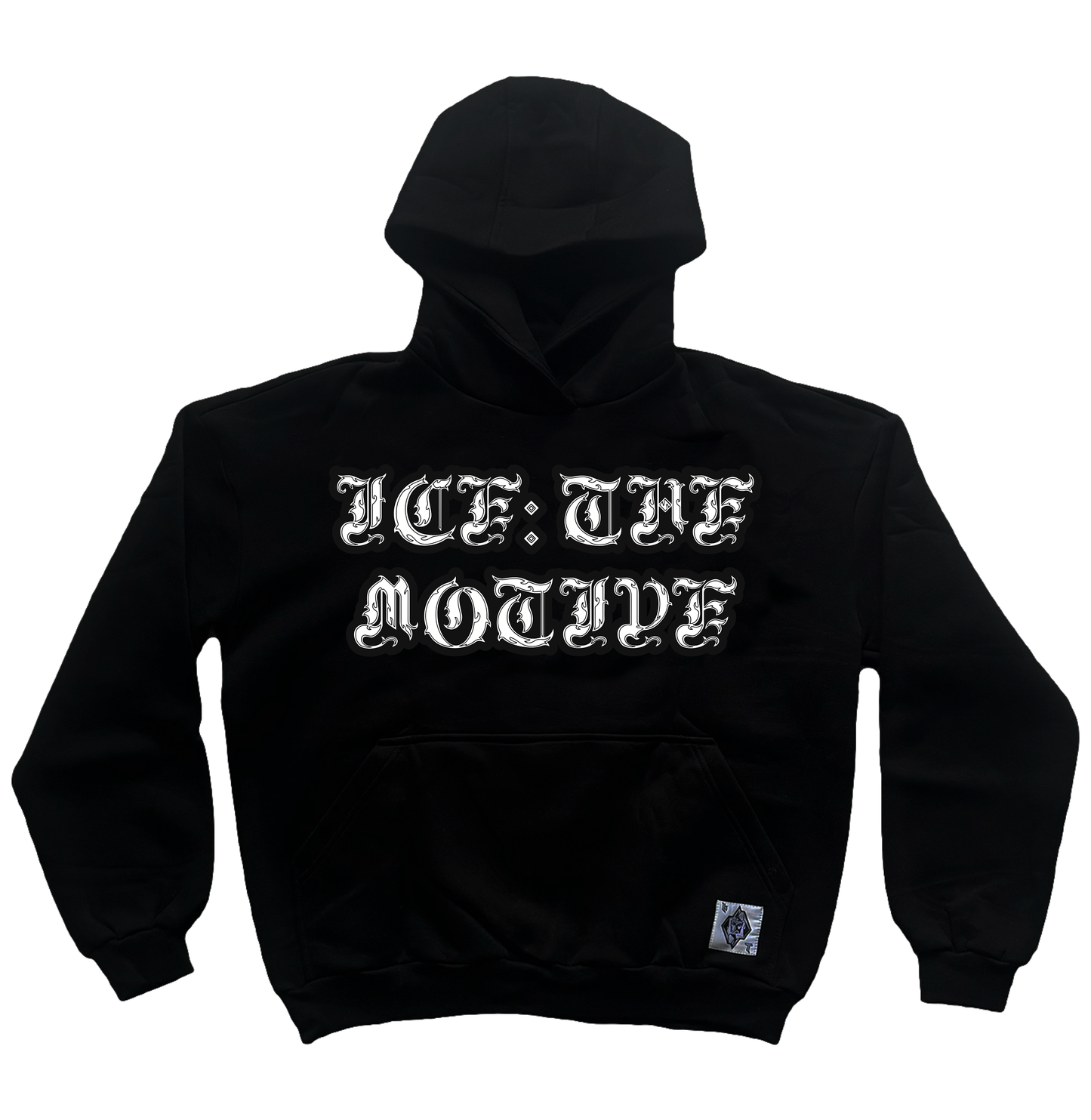 Ice: The Motive "The Gothic Logo" printed hoodie black